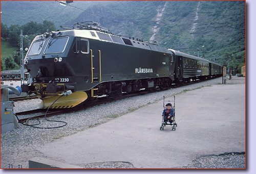 Flamban Norwegen E-Lokomotive Baureihe EL17