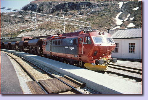 Myrdal Norwegen E-Lokomotive Baureihe EL 17